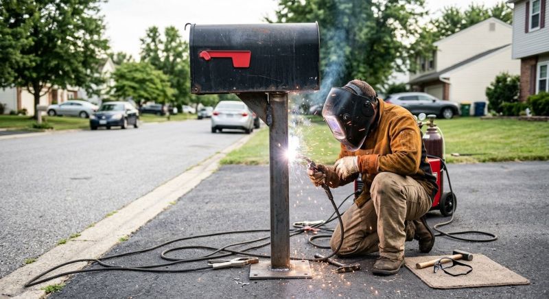 Metal Mailbox Welding Service